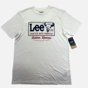 Lee American Original Men's Short Sleeve Crew Neck T-Shirt Tee Size XXL New